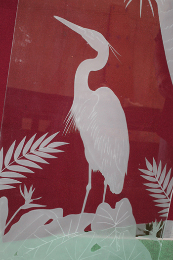 Carved Heron 1